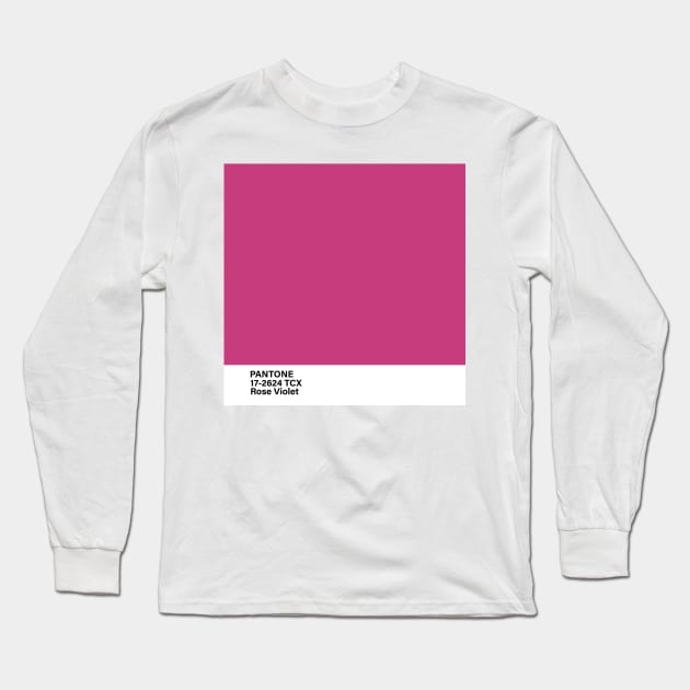 pantone 17-2624 TCX Rose Violet Long Sleeve T-Shirt by princessmi-com